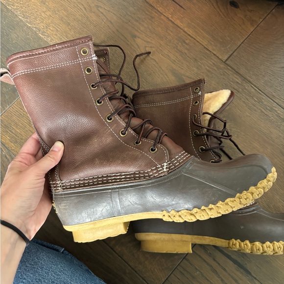 L.l Bean Fleece Lined Boots - Picture 1 of 3